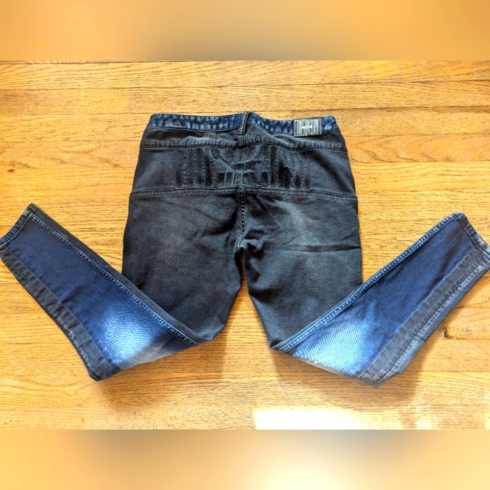 Evisu Kuro Raw Denim Jeans Sz 28